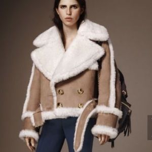 Burberry Prorsum Shearling Coat